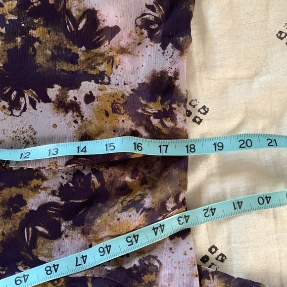 NWT Simply Vera Wang hi-lo abstract floral dress M - Picture 13 of 13